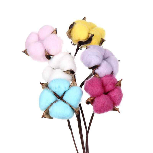 COLORED COTTON FLOWER