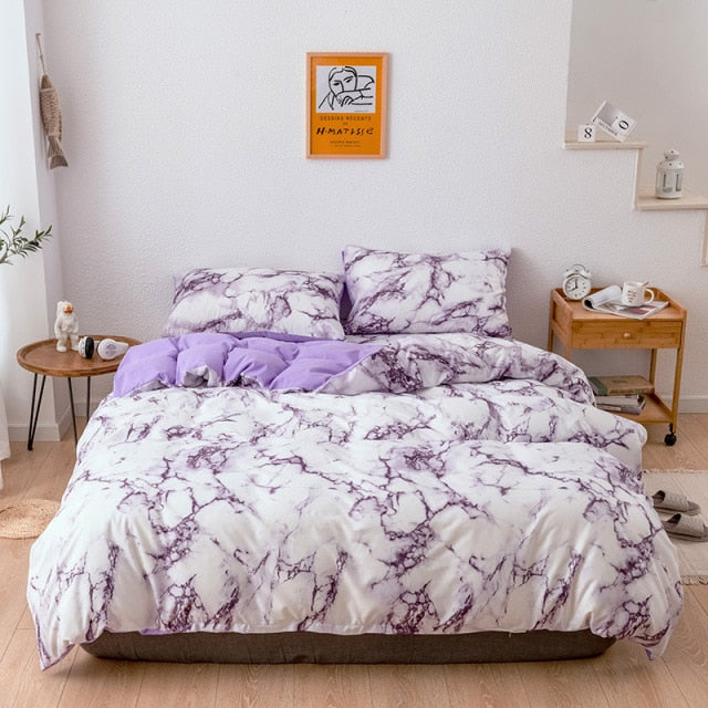 MARBLE BEDDING SET