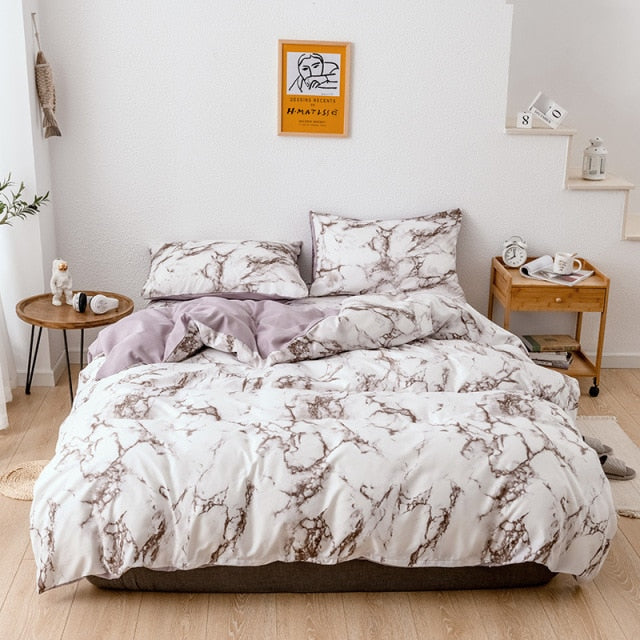 MARBLE BEDDING SET
